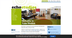 Desktop Screenshot of echostudios.org.uk